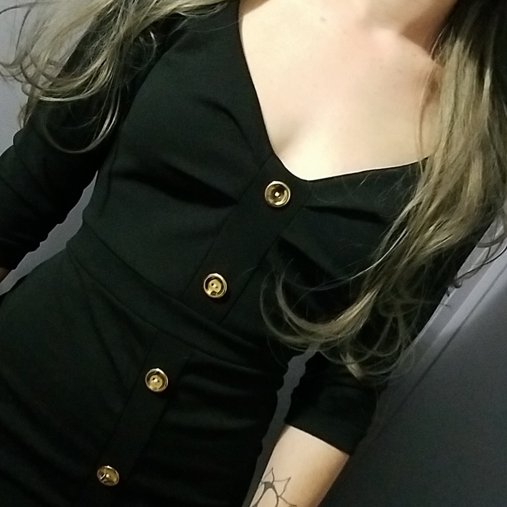 IMPORTED Form Fitting Office Dress - Picture 6 of 11